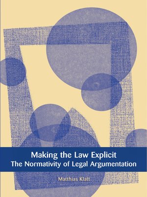 cover image of Making the Law Explicit